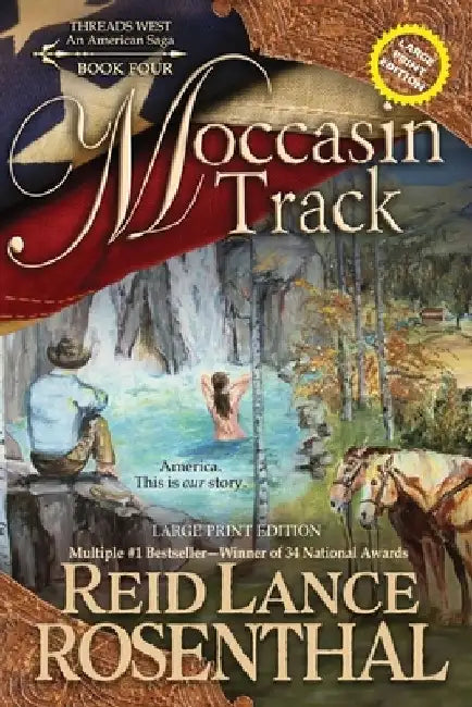 Moccasin Track (Large Print): Large Print Edition by Reid Lance Rosenthal