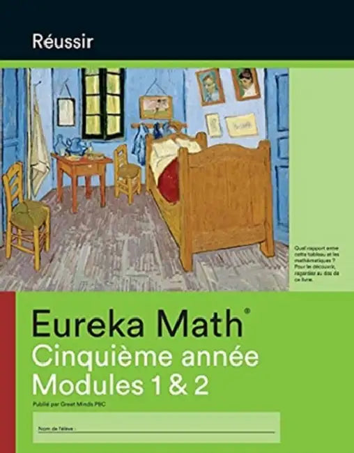 French  Eureka Math Grade 5 Succeed Workbook 1 Module 12