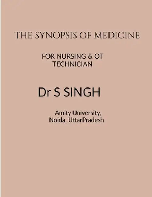 The Synopsis of Medicine by Ratna Chandu