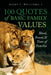 100 Quotes of Basic Family Values: Blood, Sweat, and Tears of Families by Ricky L. Williams