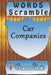 word scramble Car Companies games brain: Word scramble game is one of the fun word search games for kids to play at your next cool kids party by Woopsnotes Publishing