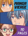 MANGA VIERGE 110 pages: Cases blanches à dessiner et bulles à compléter Format 21,6 cm x 27,9 cm by Créations, Japon'lover