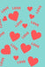 Love: Red Hearts and Love Pattern by Groovy Couples Journals