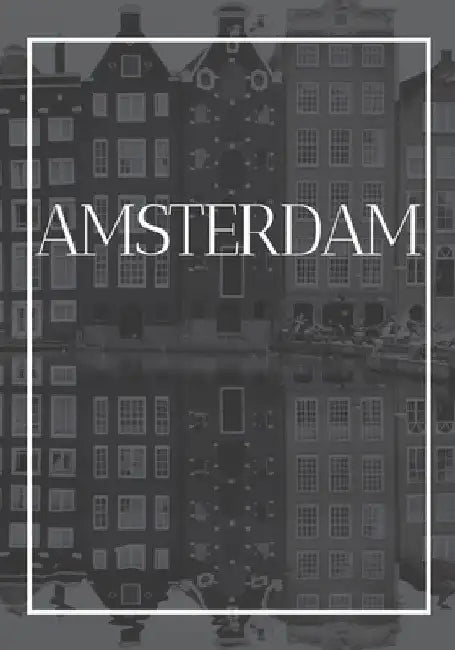 Amsterdam: A decorative book for coffee tables, bookshelves, bedrooms and interior design styling: Stack International city books by Contemporary Interior Design