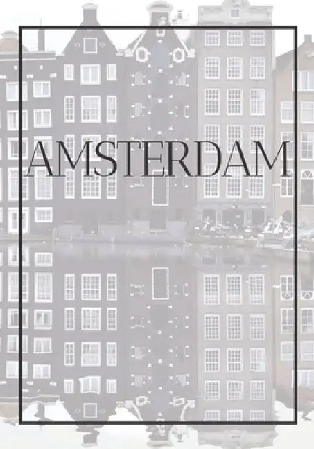 Amsterdam: A decorative book for coffee tables, bookshelves, bedrooms and interior design styling: Stack International city books by Contemporary Interior Design