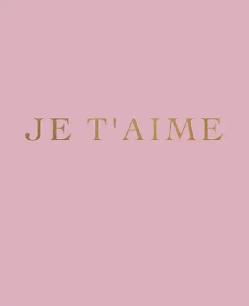 Je t'aime: A decorative book for interior design styling - Ideal for small spaces - coffee tables, bookshelves and desks - Stack by Urban Decor Studio