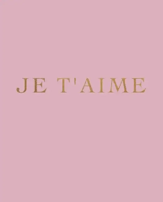 Je t'aime: A decorative book for interior design styling - Ideal for small spaces - coffee tables, bookshelves and desks - Stack by Urban Decor Studio