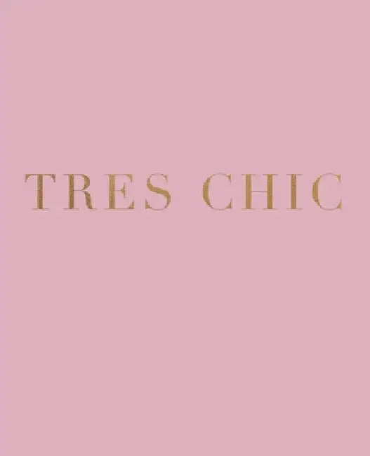 Tres Chic: A decorative book for interior design styling - Ideal for small spaces - coffee tables, bookshelves and desks - Stack by Urban Decor Studio