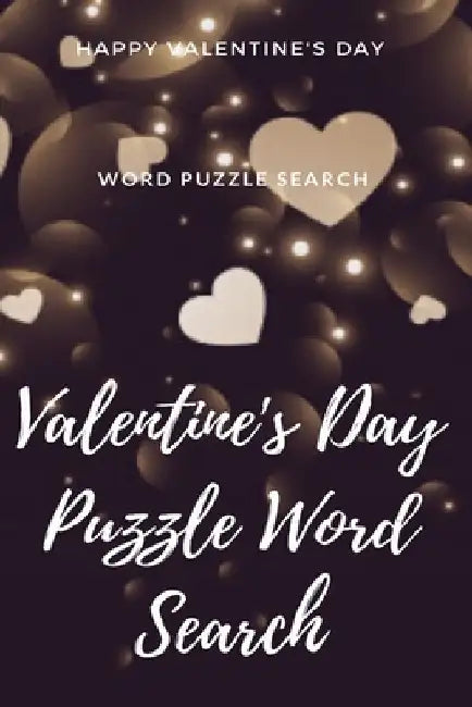 Happy Valentine's Day Word puzzle Search Valentine's Day puzzle Word Search by Word Puzzle Search Book