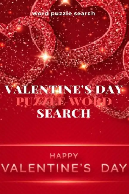 Word puzzle Search Valentine's Day puzzle Word Search Happy Valentine's Day by Word Puzzle Search Book