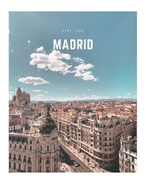 Madrid: A Decorative Book │ Perfect for Stacking on Coffee Tables & Bookshelves │ Customized Interior Design & Home Decor by Decora Book Co