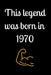 This legend was born in 1970 by Star Note Books