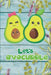 Let's Avocuddle: Cute & Funny Avocado Pun Valentine's Day Gift - Greeting Card Alternative For Him & Her by Peaceful Holiday Publish