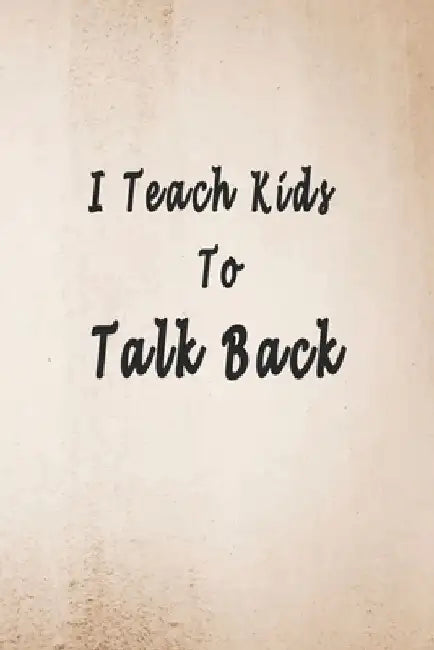 I Teach Kids To Talk Back: Speech Language Pathologist, gift for speech-language pathologist, Speech Therapy Assistants by Bouchama Pathologist