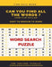 Find Each Word Can You Find All the Words ? Find It If Yo Can Easy to Medium to Hard Word Search Puzzle 100 Various Puzzles: Word Search Puzzle Book f by Word Search Books
