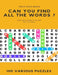 Train Your Brain Can You Find All the Words ? Find Each Word If Yo Can Easy to Hard 100 Various Puzzles: Word Search Puzzle Book for Adults, large pri by Word Search Books