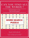 Can You Find All the Words ? Find Each Word If Yo Can 100 Various Puzzles Train Your Brain Puzzle Word Search Book Easy to Medium to Hard: Word Search by Word Search Books