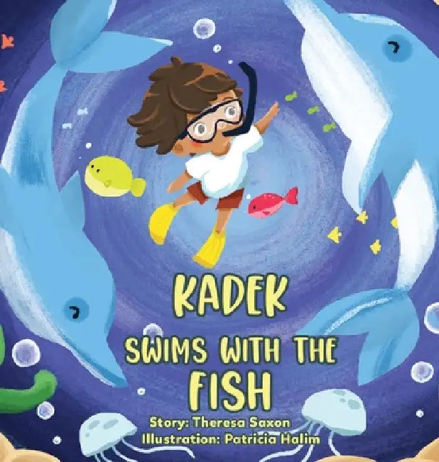 Kadek Swims With The Fish by Theresa Saxon