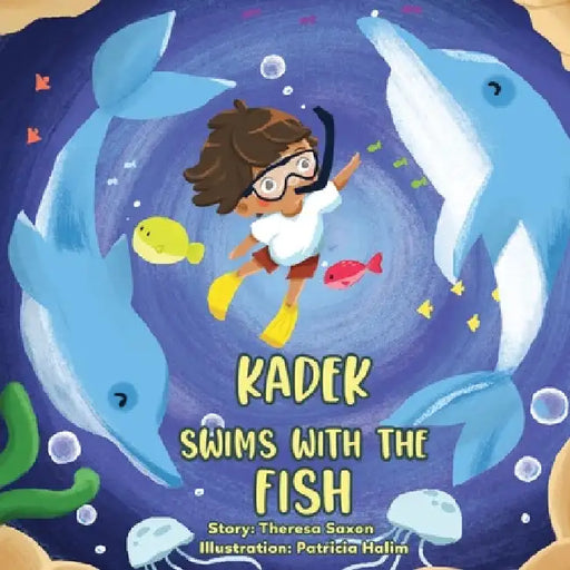 Kadek Swims With The Fish by Theresa Saxon