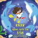 Kadek Swims With The Fish by Theresa Saxon
