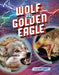 Wolf vs. Golden Eagle by Lisa M. Bolt Simons