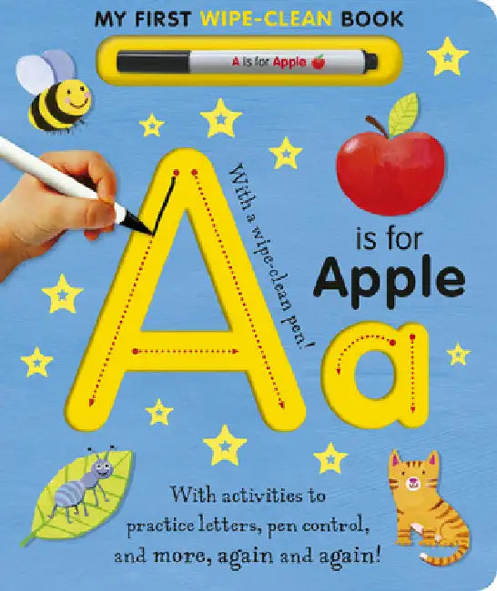 A is for Apple Wipe-Clean: My First Wipe-Clean Book by Tiger Tales