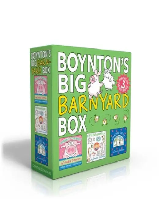 Boynton's Big Barnyard Box (Boxed Set): Perfect Piggies!; Fifteen Animals!; Barnyard Dance! by Sandra Boynton