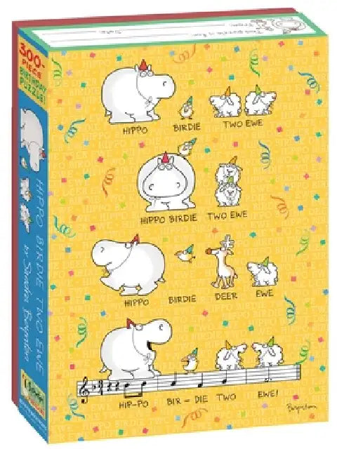 Hippo Birdie Two Ewe: 300-Piece Birthday Puzzle! by Sandra Boynton