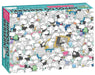 Hippos Go Berserk!: 1000-Piece Puzzle by Sandra Boynton