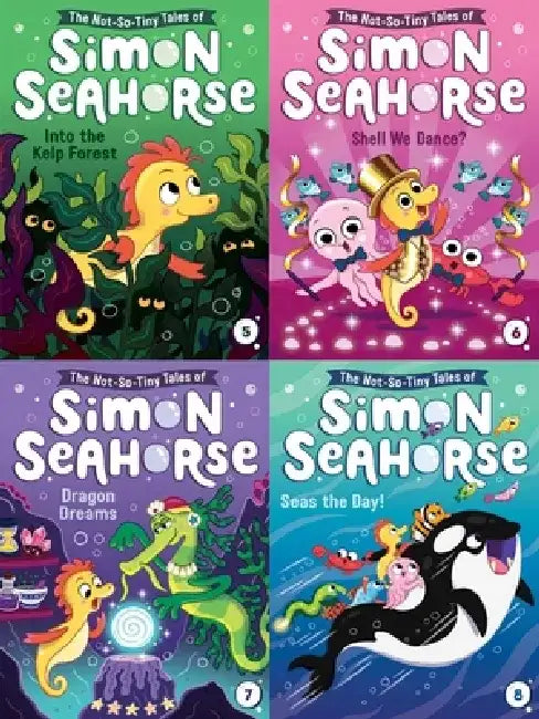 The Not-So-Tiny Tales of Simon Seahorse Collection #2 (Boxed Set): Into the Kelp Forest; Shell We Dance?; Dragon Dreams; Seas the Day! by Cora Reef
