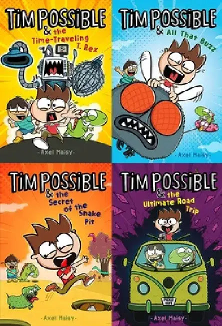 Tim Possible Out-Of-This-World Collection (Boxed Set): Tim Possible & the Time-Traveling T. Rex; Tim Possible & All That Buzz; Tim Possible & the Secr by Axel Maisy