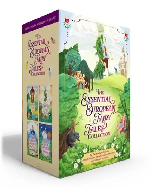 The Essential European Fairy Tales Collection (Boxed Set): Grimms' Fairy Tales; Joseph Jacobs's English Fairy Tales; Hans Christian Andersen's Fairy T by Jacob Grimm, Wilhelm Grimm, Joseph Jacobs