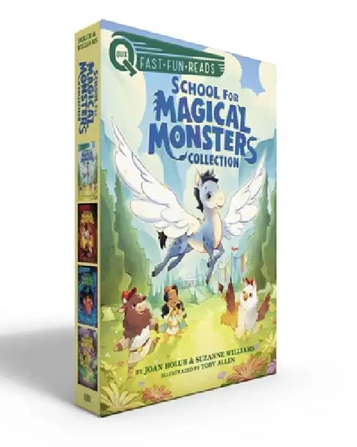 School for Magical Monsters Collected Set: Rise of Pegasus; The Eye of Cyclops; The Roar of Cerberus; The Wiggles of Medusa (Quix Books) by Joan Holub, Suzanne Williams, Toby Allen