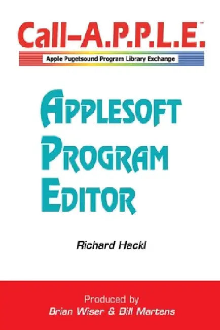 Applesoft Program Editor by Richard Hackl