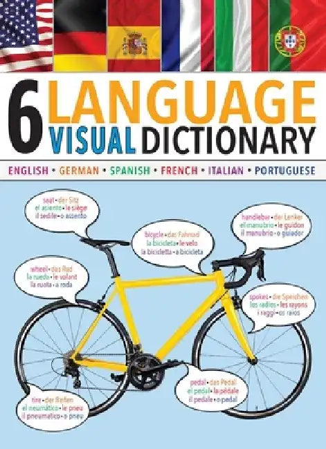 6-Language Visual Dictionary by Editors of Thunder Bay Press