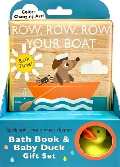 Touch and Trace Nursery Rhymes: Row, Row, Row Your Boat Bath Book by Editors of Silver Dolphin Books