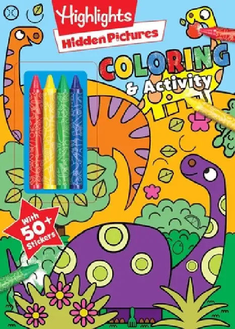 Highlights Hidden Pictures Coloring with Crayons by Foerster, Delaney