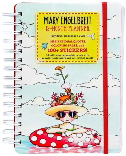 Mary Engelbreit 18-Month Coloring Planner: July 2026-December 2027 by Mary Engelbreit
