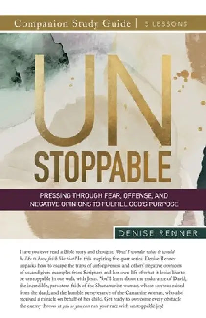 Unstoppable Study Guide by Denise Renner