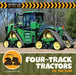 Four-Track Tractors on the Farm by Samantha Bell