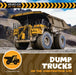 Dump Trucks on the Construction Site by Samantha Bell