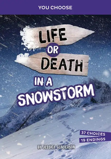 Life or Death in a Snowstorm: An Interactive Survival Adventure by Jessica Gunderson