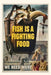 Vintage Journal Fish is a Fighting Food by Found Image Press