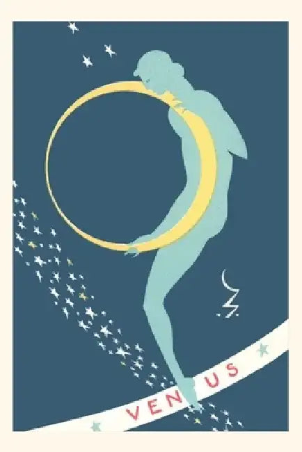 Vintage Journal Venus, Woman and Hoop by Found Image Press
