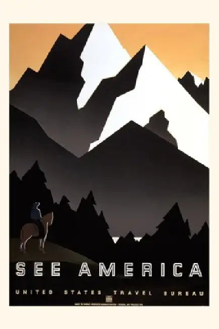 Vintage Journal Stylized Mountains by Found Image Press