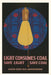 Vintage Journal Light Consumes Coal by Found Image Press
