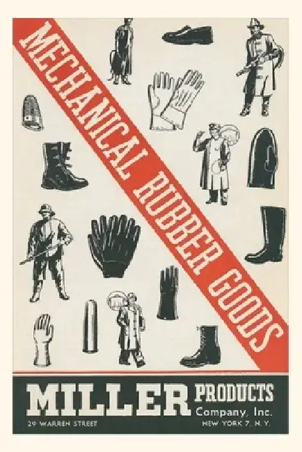 Vintage Journal Mechanical Rubber Goods by Found Image Press