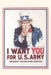 Vintage Journal Classic Army Recruiting Poster by Found Image Press