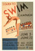Vintage Journal Learn to Swim Poster by Found Image Press
