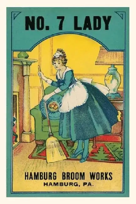 Vintage Journal Ad for Hamburg Broom Works by Found Image Press